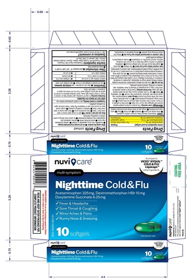 PP0144-00 NC(nosymbol)-Nighttime Cold+Flu Soft Gels-10ct - PP0144 00 NC(nosymbol) Nighttime Cold+Flu Soft Gels 10ct